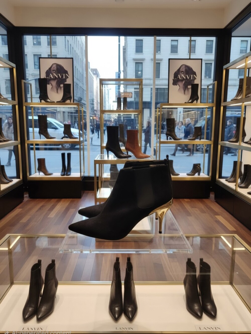 LANVIN MADE ITALY ANKLE BOOTIES WOMEN'S SZ EU 39 Usa Sz 8.5 $895